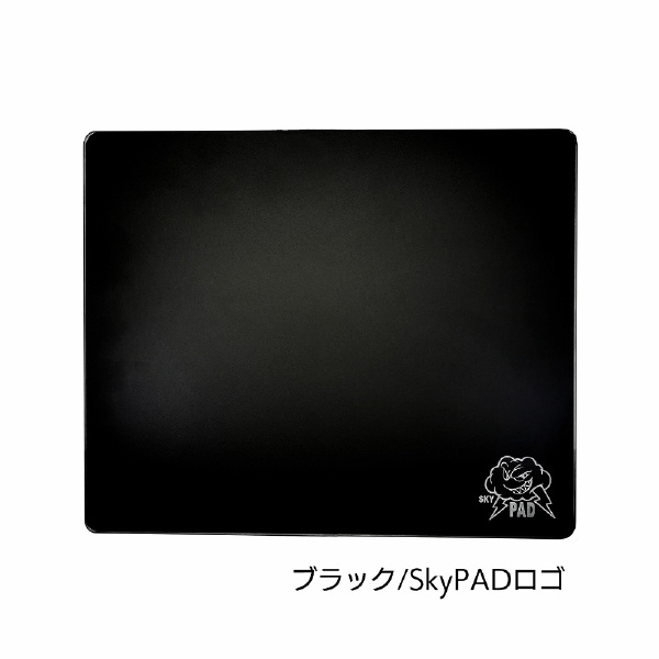 ゲーミングマウスパッド [500ｘ400ｘ3.7mm] SkyPADロゴ ブラック 
