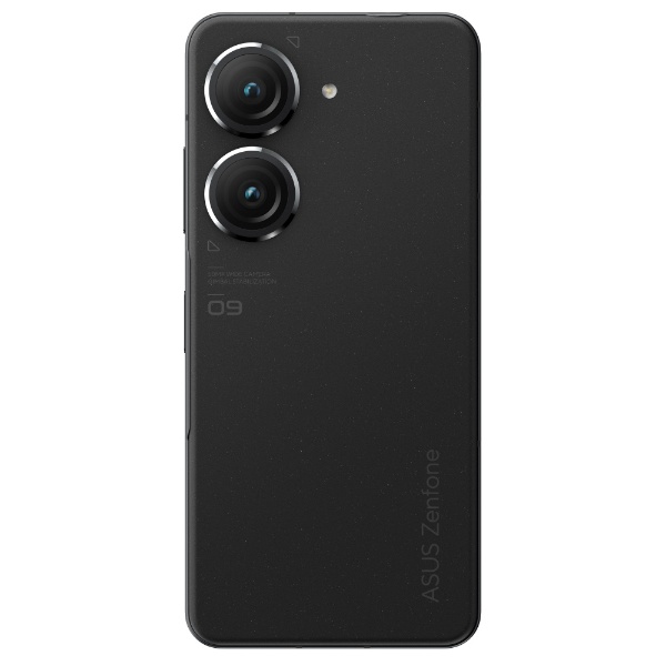 Zenfone 9 ミッドナイトブラック Qualcomm Snapdragon 8+ Gen 1 5.9型ワイド AMOLEDディスプレイ  メモリ/ストレージ：8GB/256GB nanoSIM×2 SIMフリースマートフォン ミッドナイトブラック ZF9-BK8S256