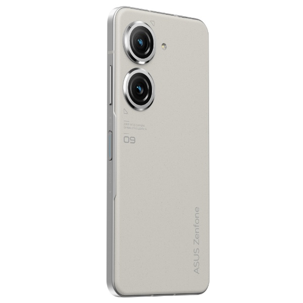 Zenfone 9 ムーンライトホワイト Qualcomm Snapdragon 8+ Gen 1 5.9型ワイド AMOLEDディスプレイ  メモリ/ストレージ：8GB/128GB nanoSIM×2 SIMフリースマートフォン ムーンライトホワイト ZF9-WH8S128