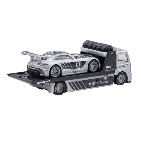 ホットウィール　HCR39　チームトランスポート　アソート　トランスポーター： フリート・ストリート積載車両： ’16メルセデス　AMG　GT3