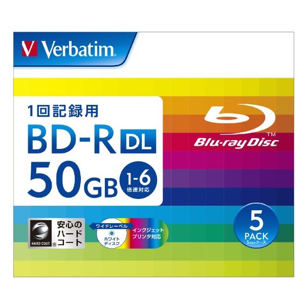 ǡBD-R DL ۥ磻 DBR50RP5V2 [5 /50GB /󥯥åȥץ󥿡б]