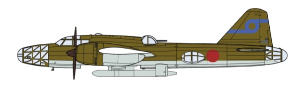 1/72 三菱キ67 四式重爆撃機 飛龍 イ号一型甲 誘導弾搭載機“飛行第62