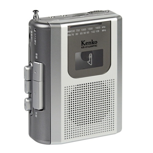 AM/FM ラジオカセットレコーダー KR-014AWFRC [ラジオ機能付き