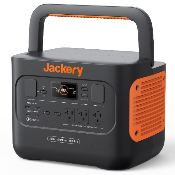 ポータブル電源 1000 Pro JE-1000B [8出力 /AC・DC・USB-C充電・ソーラー(別売) /USB Power  Delivery対応] Jackery｜ジャクリ 通販