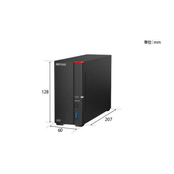 NAS [3TB /1xC] LinkStation for SOHO 2.5GbE LS710DN0301B_5