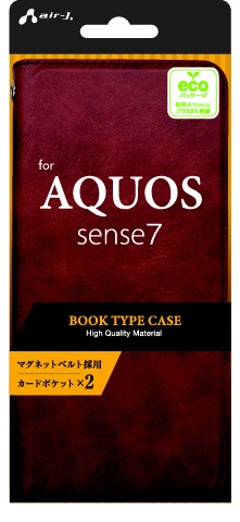 AQUOS sense 7 ソフトレザー手帳型ケース RD レッド ACAQS7PBRD エアージェイ｜air-J 通販 | ビックカメラ.com