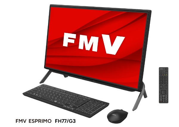デスクトップパソコン ESPRIMO FH77/G3(テレビ機能) ブラック 