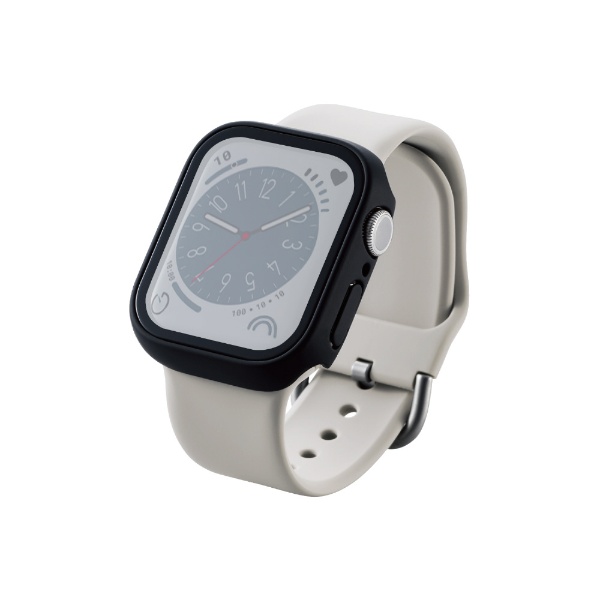 Apple Watch Series 8/7 41mmѥե륫С ץߥॴ饬饹 Ʃ ֥å AW-22BFCGOBK