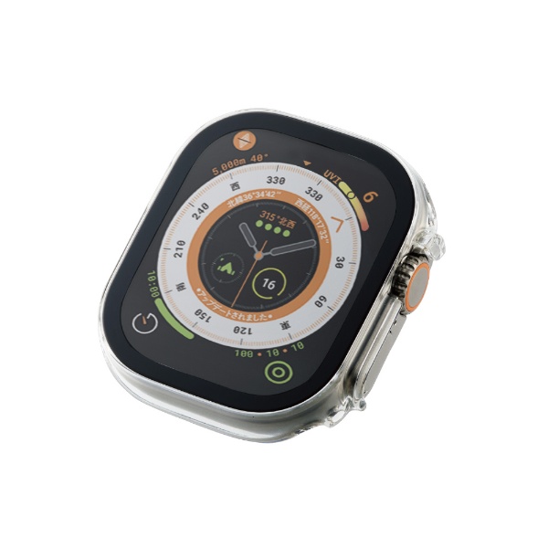 Apple Watch Ultra 49mm用フルカバーケース プレミアムゴリラガラス