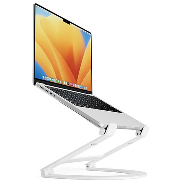 ノートパソコンスタンド [MacBook対応] Curve Flex マットホワイト TWS