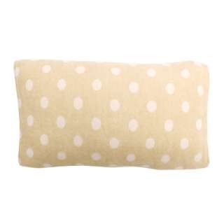 のびのびピロケース  ジャガードパイル　ドット　枕のサイズは35×50ｃｍの枕～43×63ｃｍの枕に対応 ベージュ MNP3206-96 [32×52㎝]
