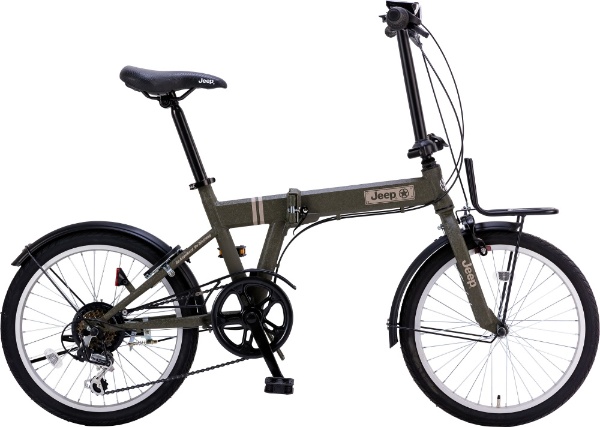 20型 折りたたみ自転車 JE-206G (外装6段変速/OLIVE) 2023年モデル【キャンセル・返品不可】