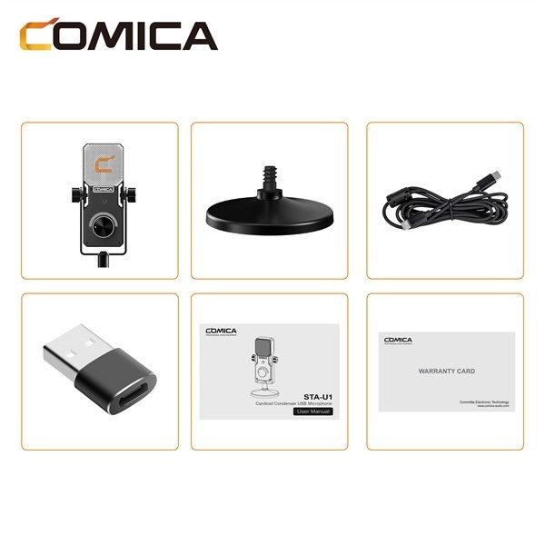 単一指向性USBコンデンサーマイク STA-U1 COMICA｜コミカ 通販