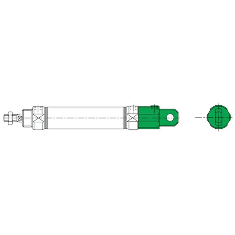 ＣＫＤ ロッド側トラニオン形支持金具 M1-TA-30 CKD｜シーケーディ