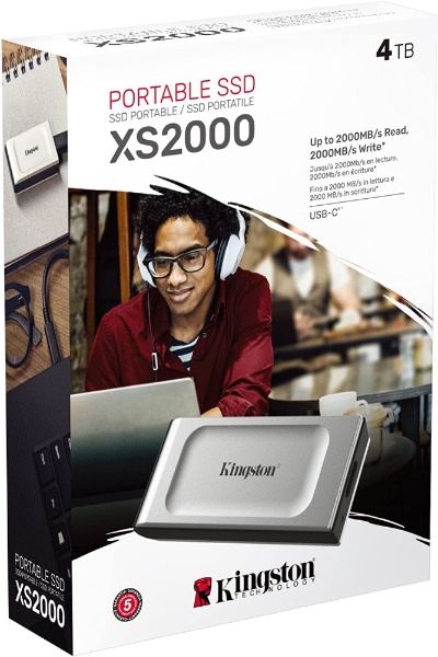 SXS2000/4000G 外付けSSD USB-C接続 XS2000(Chrome/Mac/Windows11対応) [4TB /ポータブル型]