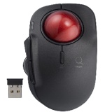 鼠标Q系列轨迹球(Chrome/Mac/Windows11对应)黑色MUS-TRLF184BK[激光/无线电(无线)/5按钮/USB]_1]