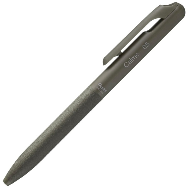 【新品】(まとめ) ぺんてる 単色ボールペン Calme 0.5mm インク色黒/カーキ軸 BXA105D-A 【×50セット】