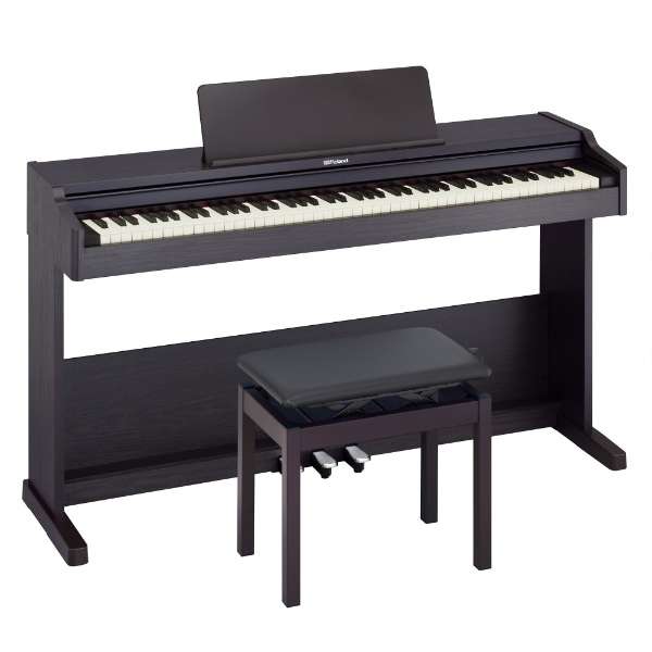 BASIC×ローランド　通販　OBRP107　高低自在椅子・ヘッドホン付属　ダークローズウッド　[88鍵盤]　電子ピアノ　BASIC｜オリジナルベーシック　ORIGINAL　ORIGINAL