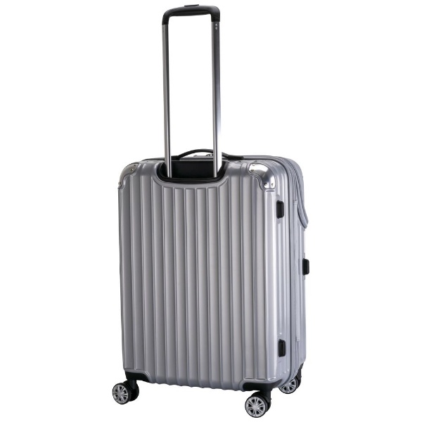 トップオープン スーツケース キャリーケース 拡張機能 ハードケース MOMENT（モーメント） シルバー 76-35164 [TSAロック搭載]