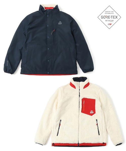 メンズ エルモゴアテックスインフィニアムリバーシブルジャケット Elmo Gore-Tx INFNM Rvsbl  JKT(XLサイズ/Navy×Ivory) CH04-1315