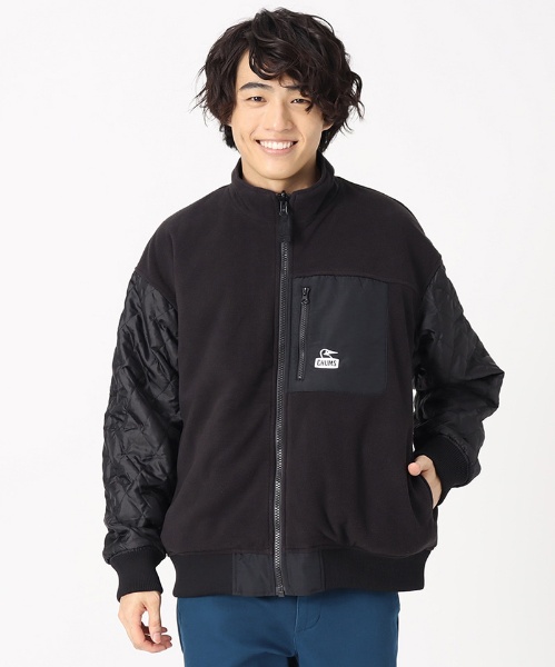 メンズ フリースバックリバーシブルジャケット Fleece Back Reversible Jacket(Mサイズ/Black) CH04-1324