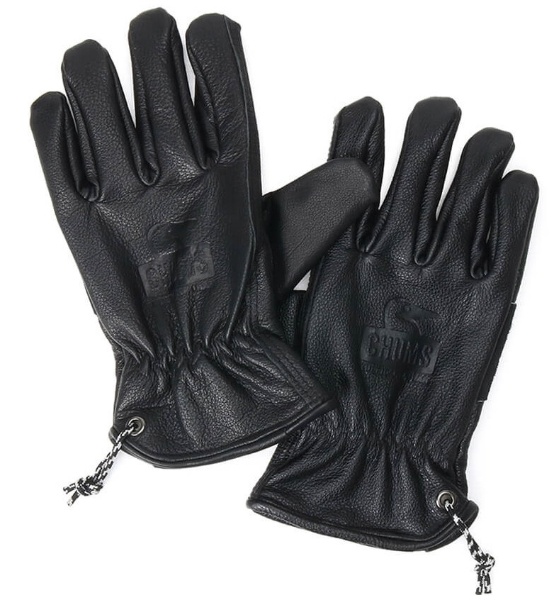 ֡ӡե쥶 Booby Face Leather Gloves(L/Black) CH09-1271