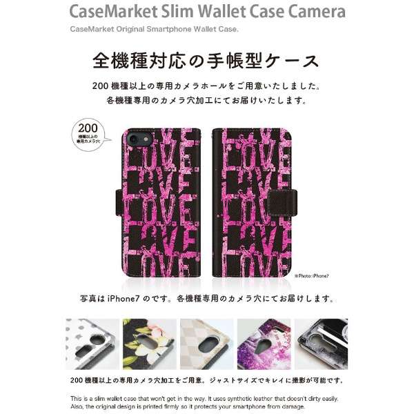 CaseMarket SC-53A X蒠^P[X LOVE. LOVE. LOVE. The Pink X _CA[ SC-53A-BCM2S2235-78_2