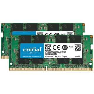 ݃ m[gPCp DDR4-2400 CT2K16G4SFD824A [SO-DIMM DDR4 /16GB /2]