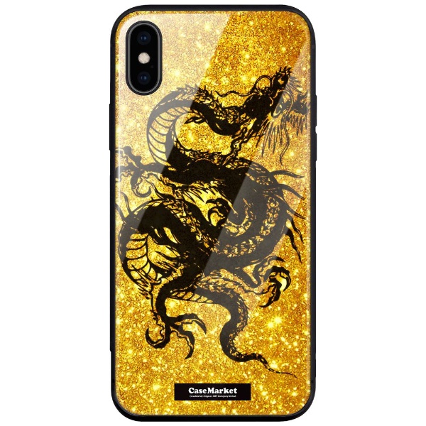 CaseMarket 背面強化ガラス 背面ケース apple iPhone 13 Pro (iPhone13Pro) 昇り龍 黒龍 - 金風 昇龍  手帳 2199 黒龍 iPhone13Pro-BCM2G2199-78 CaseMarket｜ケースマーケット 通販 | ビックカメラ.com