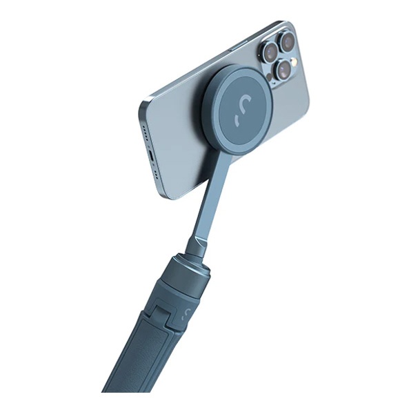 SnapPod MagSafe対応セルフィースティック＆三脚 ブルー SP-IN-BJ-EF