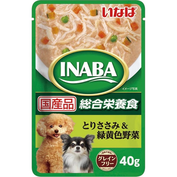 低脂肪ごはん とりささみ＆緑黄色野菜 50g いなばペットフード｜INABA-PETFOOD 通販 | ビックカメラ.com