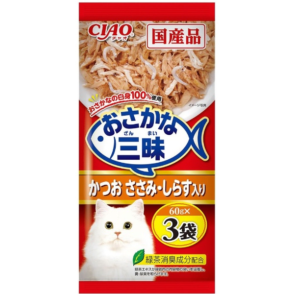 CIAO（チャオ）焼かつおディナー かつお節・しらすバラエティ 50g×6袋 いなばペットフード｜INABA-PETFOOD 通販 |  ビックカメラ.com