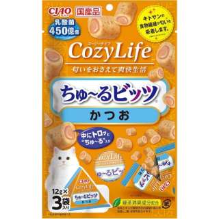 CIAO（チャオ）Cozy Life（コージーライフ）ちゅ~るビッツ かつお 12g×3袋