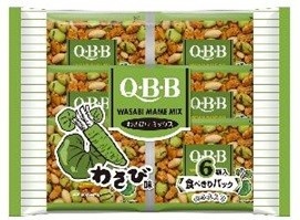 わさび豆ミックス　食品　6袋(120g)【おつまみ・食品】　QBB　通販