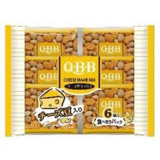QBB チーズ豆ミックス 6袋(120g)【おつまみ・食品】