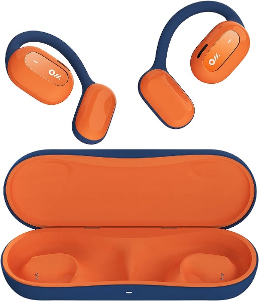完全ワイヤレスイヤホン ウェアラブルステレオ Oladance オレンジ OLA02-ORA [ワイヤレス(左右分離) /Bluetooth]