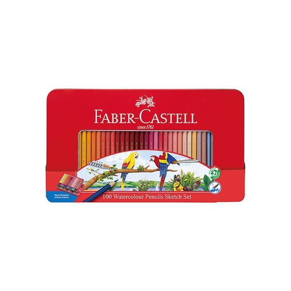 FABER-CASTELL(ファーバーカステル) 水彩色鉛筆 100色セット TFC-WCP/100C