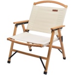 低下木材椅子LOW WOOD CHAIR(白)