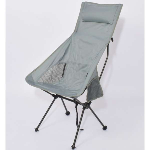 手提式铝椅子高PORTABLE ALUMI CHAIR HIGH(灰色)_1