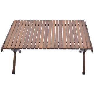 合并叠合木材桌子媒介FOLDING WOOD TABLE MEDIUM(BRAUN)