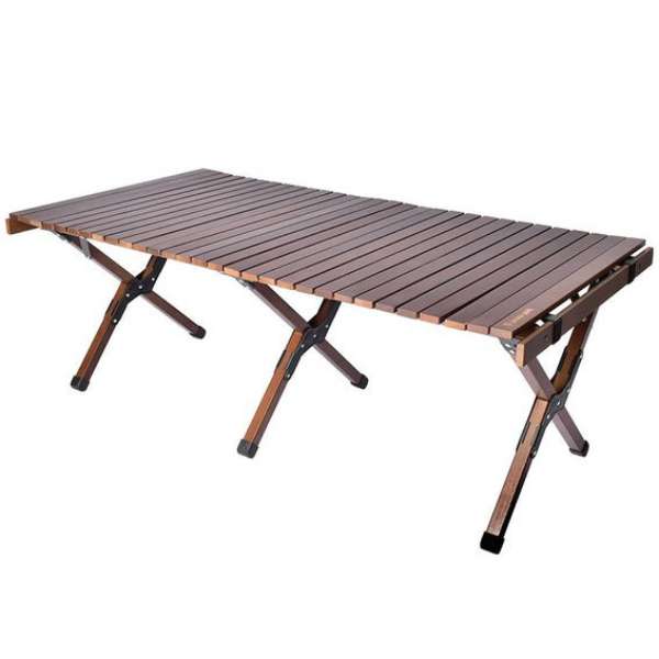 合并叠合木材桌子大量FOLDING WOOD TABLE LARGE(BRAUN)_1