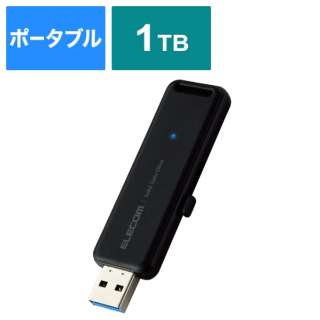 ESD-EMB1000GBK OtSSD USB-Aڑ PS5/PS4A^Ή(Mac/Windows11Ή) ubN [1TB /|[^u^]