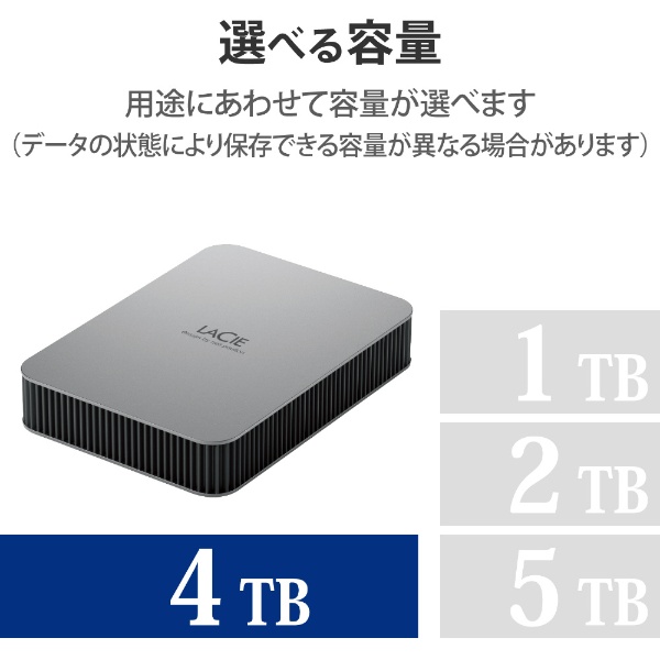 STLP4000400 外付けHDD USB-C接続 Mobile Drive 2022(Mac/Windows11