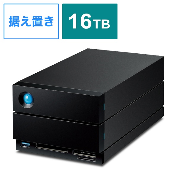 STLG16000400 OtHDD Thunderbolt 3ڑ (Thunderbolt 3 / USB-A / DisplayPort / CFESDECFexpressJ[h[_[) 2big Dock v2 [16TB /u^]