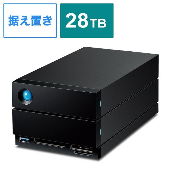 STLG28000400 OtHDD Thunderbolt 3ڑ (Thunderbolt 3 / USB-A / DisplayPort / CFESDECFexpressJ[h[_[) 2big Dock v2 [28TB /u^]