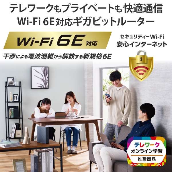 Wi-Fi[^[ 2402+2402{574Mbps (Android/iPadOS/iOS/Mac/Windows11Ή) O[ WRC-XE5400GS-G [Wi-Fi 6E(ax)]_2