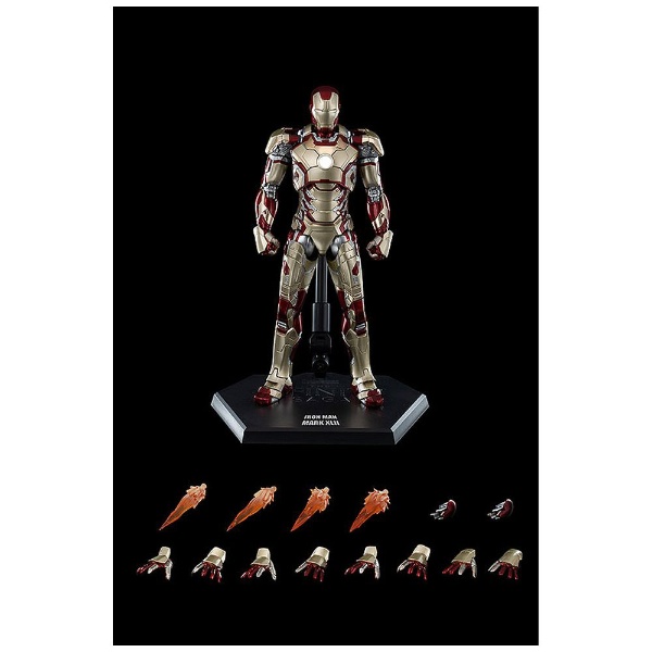 塗装済み可動フィギュア 1/12 Marvel Studios： The Infinity Saga（マーベル・スタジオ：インフィニティ・サーガ）  DLX Iron Man Mark 42（DLX アイアンマン・マーク42）