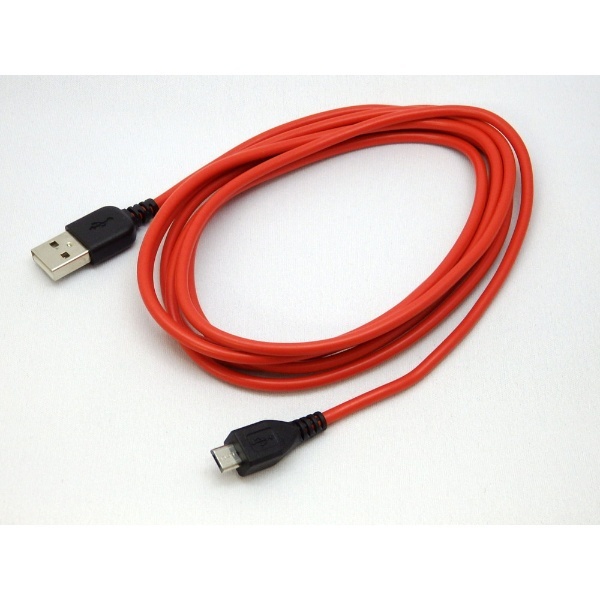 USB-A ⇔ micro USBケーブル [充電 /転送] レッド SU2-MC200NR [2.0m /Quick Charge対応]  SSA｜エスエスエーサービス 通販