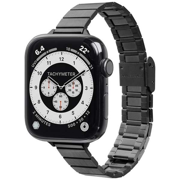himno Nacional cascada Indiferencia Apple Watch Series 1/2/3/4/5/6/7/8/SE1/SE2 38/40/41mm BAND LINKS PETITE  LAUT（ラウト） ブラック L_AWS_LP_BK LAUT｜ラウ 通販 | ビックカメラ.com