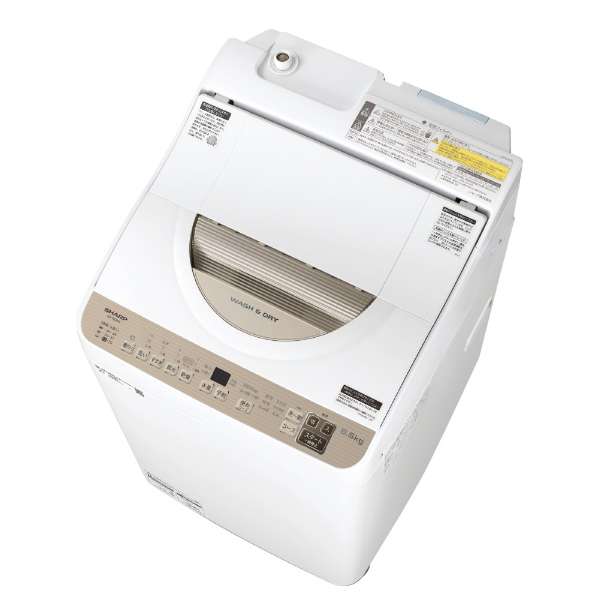 立式洗衣烘干机黄金派ES-T6GBK-N[在洗衣6.5kg/干燥3.5kg/加热器干燥(排气类型)/上开]_2
